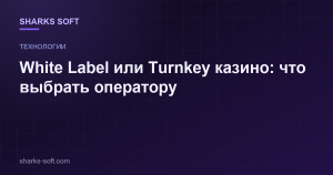 White Label или Turnkey казино: что выбрать оператору